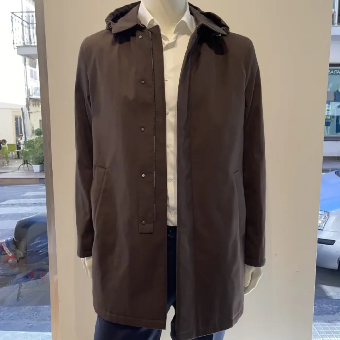 Impermeabile imbottito Uomo Richard Smith mod. MARVIN color Testa di Moro, foto 1 di 3