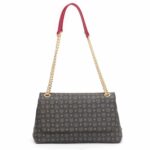 Borsa a Spalla Pollini Heritage Nera con dettagli Rossi TE8473PP0EQ1100B