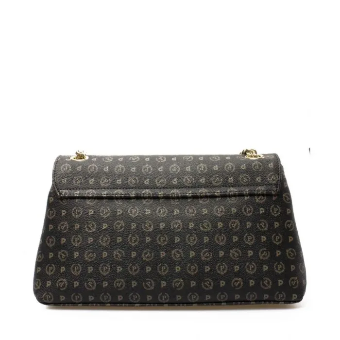 Borsa a spalla Pollini Heritage Nera con dettagli Rossi TE8474PP0EQ1100B, foto 2 di 2