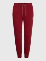 Pantalone della tuta Donna Tommy Hilfiger color Bordeaux con logo ricamato