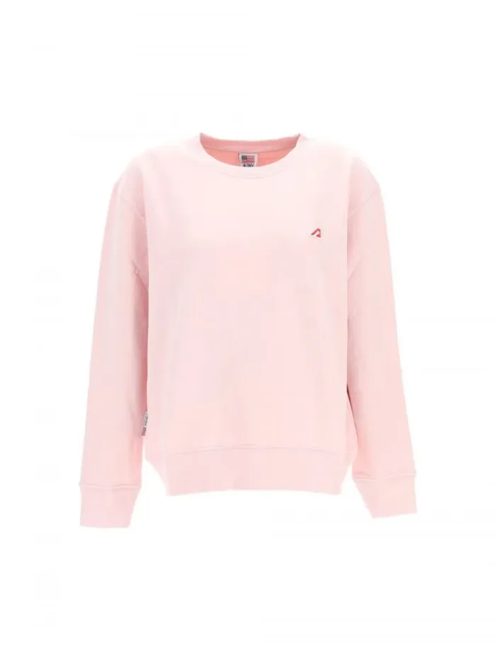 Felpa Academy Pink Donna Autry Rosa con logo ricamato art. SWTW 2463, foto 1 di 1