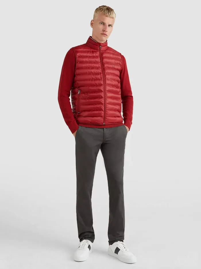 Giubbotto Smanicato Tommy Hilfiger Rosso cod. MW0MW18762XIT, foto 2 di 4