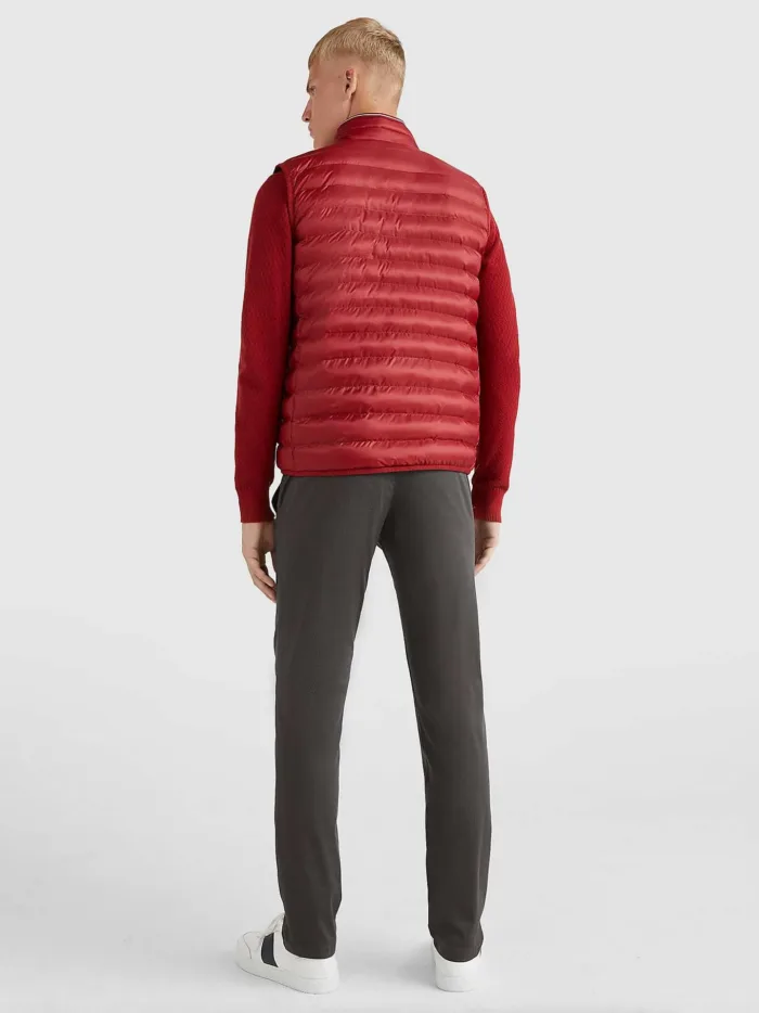 Giubbotto Smanicato Tommy Hilfiger Rosso cod. MW0MW18762XIT, foto 4 di 4
