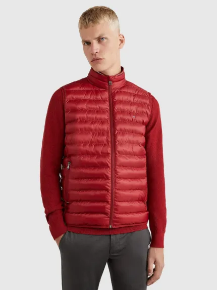 Giubbotto Smanicato Tommy Hilfiger Rosso cod. MW0MW18762XIT