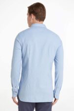 Camicia Tommy Hilfiger micro pois Azzurro  art. MW0MW29164C14 - immagine 2