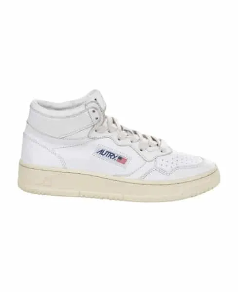 Sneakers stivaletto Autry in pelle di capra Bianca art. AUMW GG04, foto 1 di 3