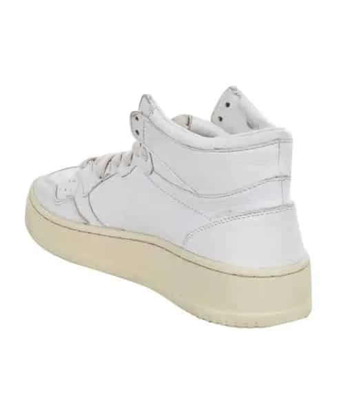 Sneakers stivaletto Autry in pelle di capra Bianca art. AUMW GG04, foto 3 di 3