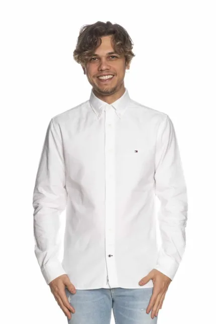 Camicia Tommy Hilfiger Bianca  art. MW0MW29167YBR