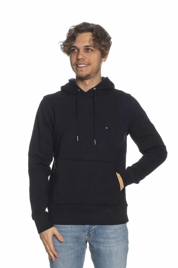 Felpa con cappuccio Tommy Hilfiger BLU art. MW0MW24352 DW5, foto 1 di 4