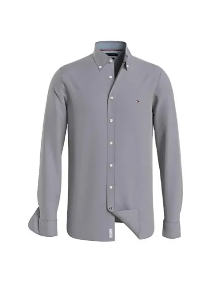 Camicia Tommy Hilfiger micro pois Blu  art. MW0MW29164DY4