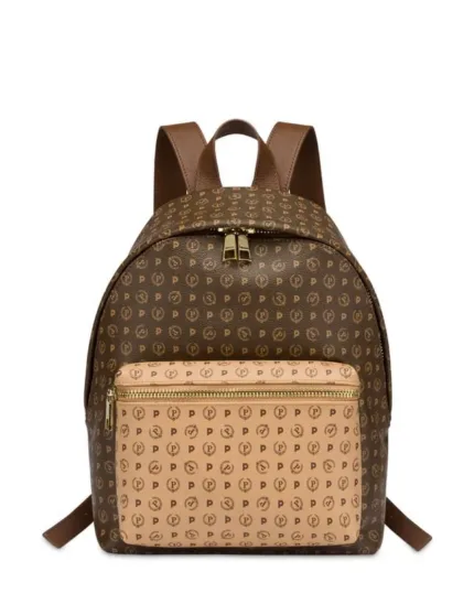 Zaino Pollini Heritage Bicolor Marrone Beige TE8412PP03Q5330A