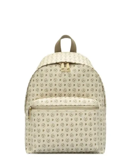 Zaino Pollini Heritage Avorio con dettagli Ghiaccio TE8412PP03Q1110A