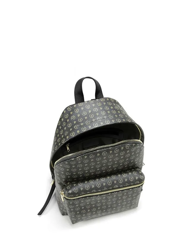 Zaino Pollini Heritage Nero con dettagli Neri TE8412PP03Q1100A, foto 4 di 5