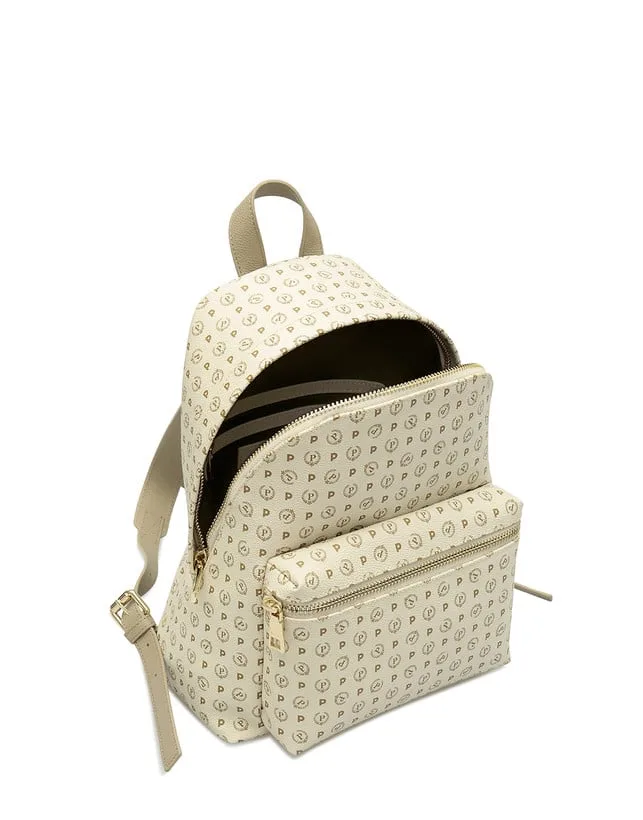 Zaino Pollini Heritage Avorio con dettagli Ghiaccio TE8412PP03Q1110A, foto 4 di 5