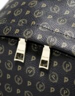 Zaino Pollini Heritage Nero con dettagli Cuoio TE8412PP03Q1100D - immagine 5