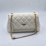 Borsa Pollini effetto Matalassè Bianca con doppio manico art. SC4501PP0GSB0110
