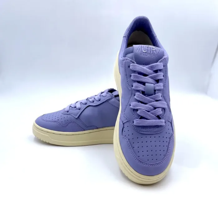 Sneakers Donna Autry Medalist Low in pelle di capra Lilla art. AULW GG41, foto 4 di 5
