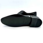 Francesina Oxford Doucal's Uomo in pelle lucida vernice Nera con fondo Nero art 3164 - immagine 4