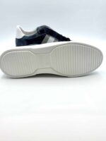 Sneakers Stokton Uomo in camoscio Blu denim art. 650 - immagine 5