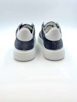 Sneakers Stokton Uomo in camoscio Blu denim art. 650 - immagine 4