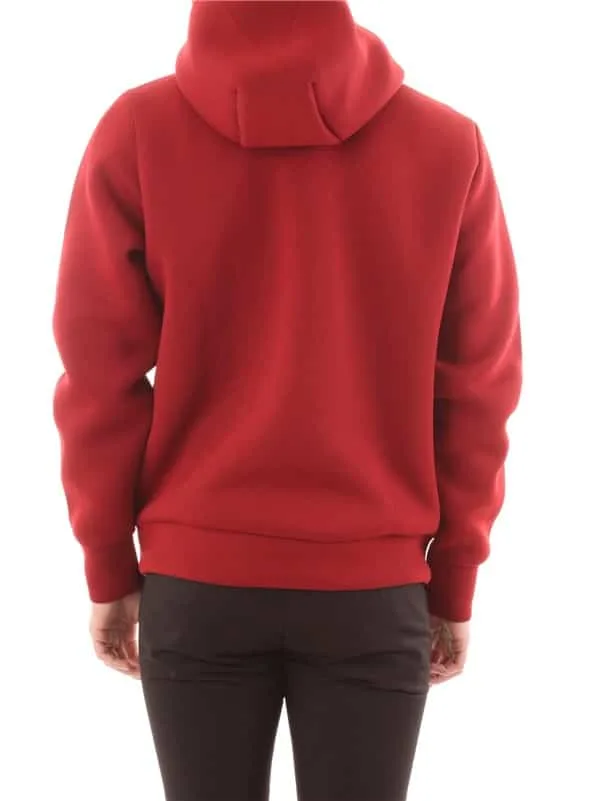 Felpa con cappuccio Tommy Hilfiger in tessuto scuba rosso art. MW0MW28955XIT, foto 3 di 4