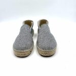 Espadrilles Uomo Recycled Cotton Navy Check flat Cannes Manebi - immagine 2
