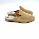 Espadrilles Soft Suede Mules Manebi in camoscio Champagne Beige