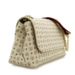 Borsa a Spalla Pollini Heritage Avorio con dettagli Rossi TE8473PP0EQ1110B - immagine 4