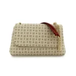 Borsa a Spalla Pollini Heritage Avorio con dettagli Rossi TE8473PP0EQ1110B - immagine 2