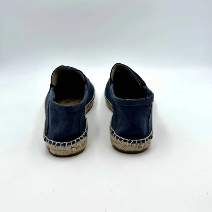 Espadrilles Uomo Suede Loafers Hamptons Manebi in camoscio Patriot Blue Jeans, foto 4 di 5