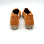 Espadrilles Double Sole Manebi 4cm in camoscio Sunset Orange Arancione - immagine 4