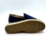 Espadrilles Uomo Suede Flat Hamptons Manebi in camoscio Patriot Blue Jeans - immagine 5