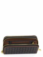 Portafoglio Pollini Donna Stampa Heritage Nero con dettagli Marrone con doppia zip art. TE9002PP02Q1100D - immagine 3
