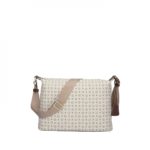 Borsa Pollini Tracolla Avorio con dettagli Marroni TE8400PP02Q11