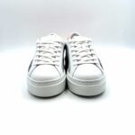 Sneakers Donna Crime in pelle Argentata con Spoiler Arancione art. 23450PP4.25 - immagine 2