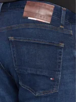 Jeans Uomo Tommy Hilfiger Slim Fit color Blu Scuro art. MW0MW29606 1BN - immagine 5