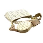 Tracolla Heritage Pollini Avorio con dettagli Ghiaccio TE8490PP0FQ1110A - immagine 5