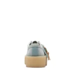 Mocassino Donna Clarks Wallabee Cup in Pelle Scamosciata Azzurro Cielo - immagine 6