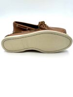 Mocassino da Barca Sperry Top Sider Uomo in Pelle Cuoio art. A/O Tan - immagine 5