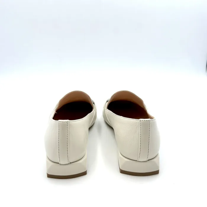 Mocassino Lorenzo Mari In pelle Burro, Morsetto Gioiello Tacco 3 cm art. Viola 02, foto 4 di 5