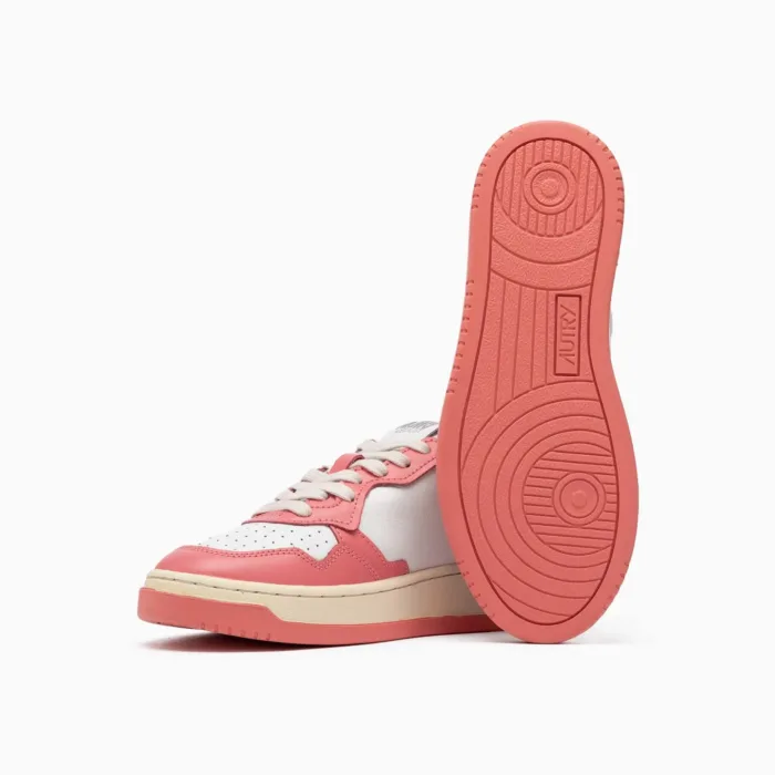 Sneakers Autry Donna Bicolor Bianca Lobster art. AULW WB22, foto 4 di 4
