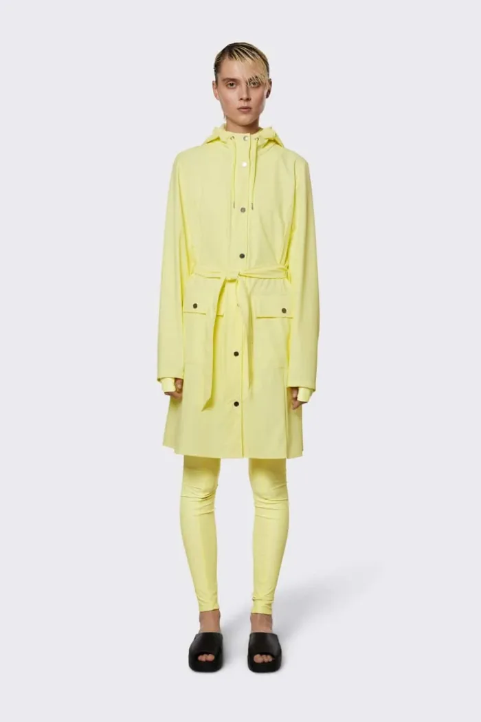 Impermeabile Donna Rains colore Straw CURVE W JACKET art. 18030, foto 2 di 5