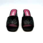 Sabot Mules Le Babe in pelle Matelassè Nera,tacco h. 6 cm  art. 4548 - immagine 2