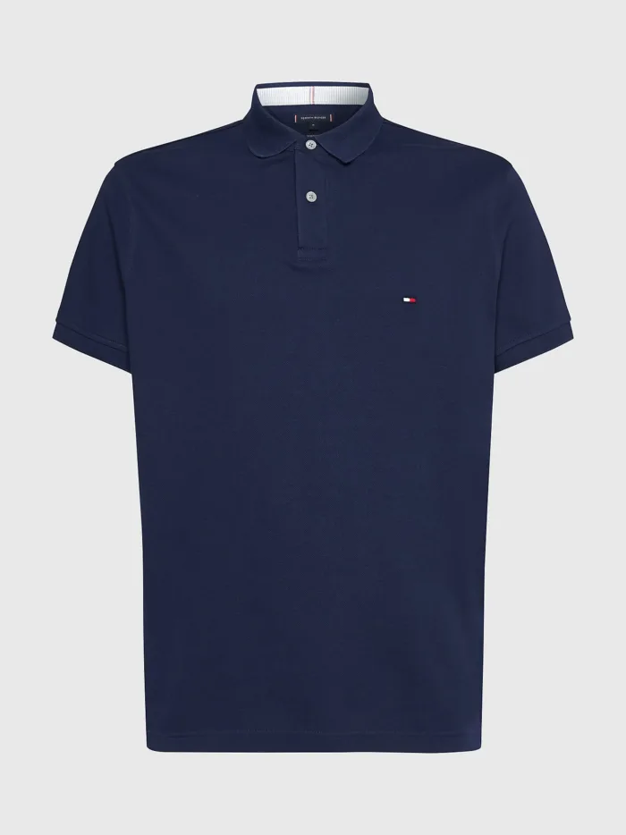 Polo Uomo Tommy Hilfiger 1985 Blu Carbon Navy Regular Fit cod. MW0MW17770DCC, foto 1 di 1