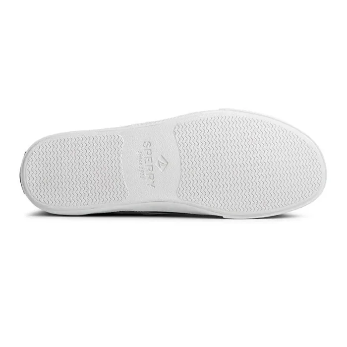 Sneakers Sperry Top Sider Uomo in Tela di Cotone Grigia art. Striper II CV0  Sw Grey, foto 4 di 6