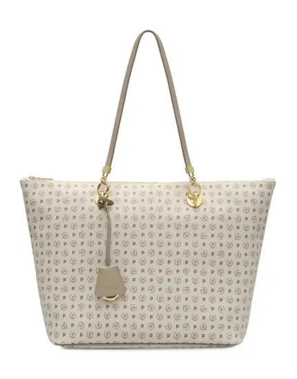 Borsa Pollini Shopper Heritage Avorio con dettagli Beige TE8410PP02Q