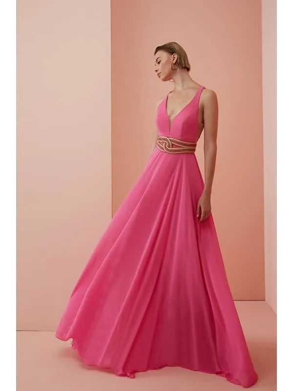 Abito da cerimonia Allure Evening Fucsia art. A3818, foto 1 di 1