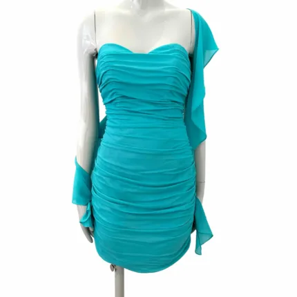 Abito da cerimonia Allure Evening Verde Acqua art. A3825