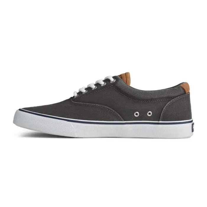 Sneakers Sperry Top Sider Uomo in Tela di Cotone Blue art. Striper II CV0 Sw Navy, foto 4 di 5