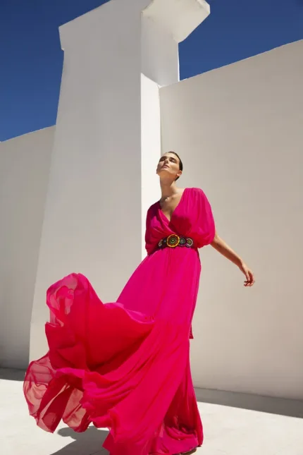 Abito Twins Fucsia T4060